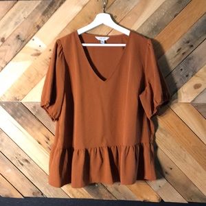 Burnt Orange Nine West Top
